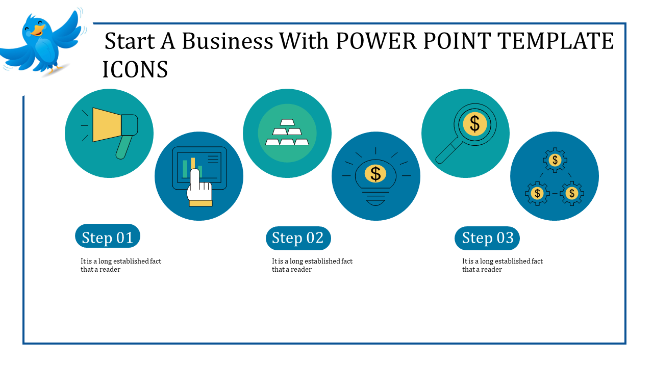 power point template icons-Start A Business With POWER POINT TEMPLATE ICONS